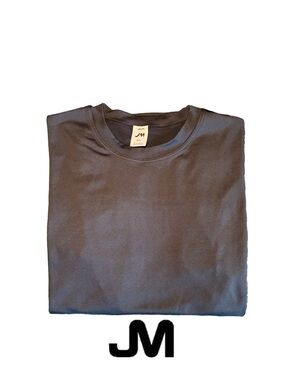 JM Canada Men’s Skinz Short Sleeve Stretch Crewneck T-Shirt/Undershirt in Black